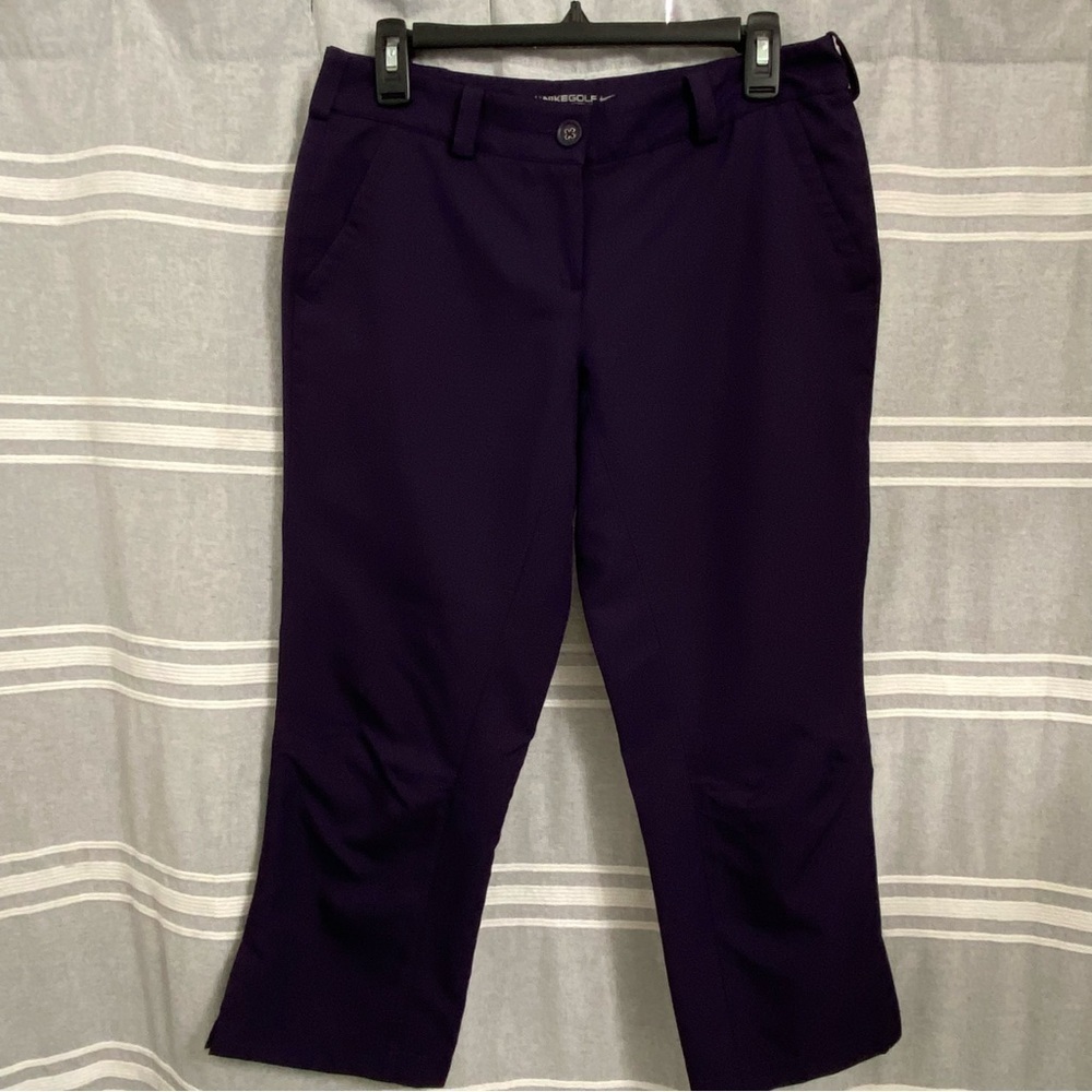 NIKE / Golf Tour Performance Dri Fit Purple Capri Pants Size 6